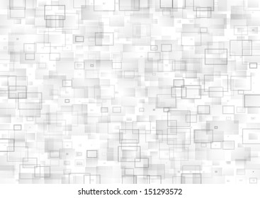 Abstract Geometric Square Technical Background. Retro Squares
