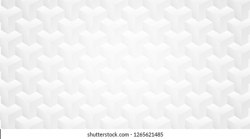 Abstract .Geometric square white background ,light and shadow .Vector