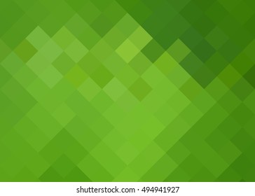 abstract geometric squares green / geometric abstract squares