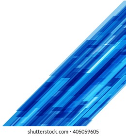 Abstract geometric squares lines blue vector background. Good for promotion materials, brochures, banners. Abstract Backdrop, Technology Background.