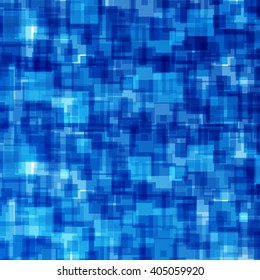 Abstract geometric squares lines blue vector background. Good for promotion materials, brochures, banners. Abstract Backdrop, Technology Background.