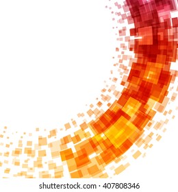 Abstract geometric squares lines vector background. Good for promotion materials, brochures, banners. Abstract Backdrop, Technology Background.