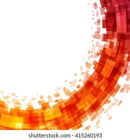 Abstract geometric squares lines vector background. Technology Background