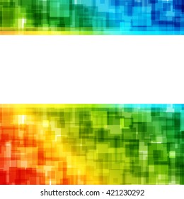 Abstract geometric squares lines vector background. Good for promotion materials, brochures, banners. Abstract Backdrop, Technology Background.