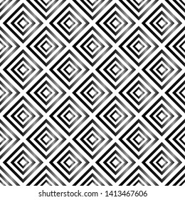 Abstract geometric squares seamless pattern. Vector illustration.
