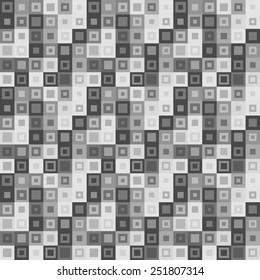Abstract geometric squares seamless pattern.