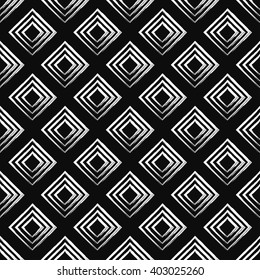 Abstract geometric squares seamless pattern. Vector illustration.