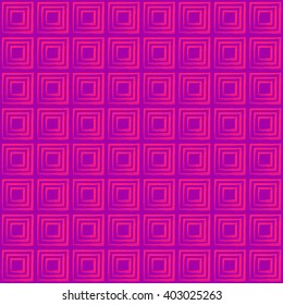 Abstract geometric squares seamless pattern. Vector illustration.