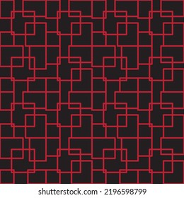 abstract geometric squares.seamless line overlapping.line square pattern Red Abstract Black Background Vector.square line pattern, overlapping.wallpapers background images. - Powered by Shutterstock - Get 15% off with code: PIKWIZARD15
