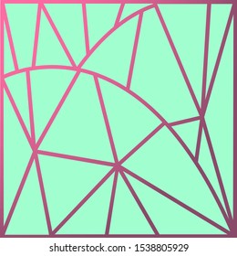 Abstract Geometric Stained Glass Background Pattern Template