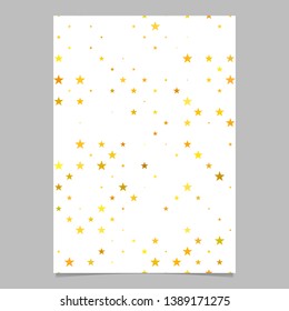 Abstract geometric star pattern background poster template - vector graphic design