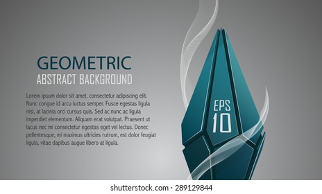 Abstract geometric stone