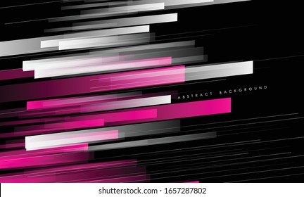 Abstract geometric strip pattern background, Abstract art background. Vector illustration.