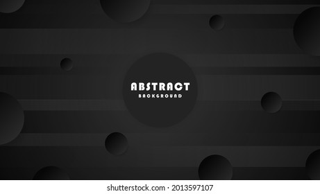 Abstract Geometric Stripe Background With 3d Circle Shapes Design