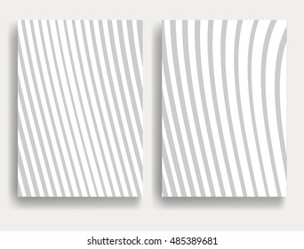 Abstract Geometric Stripe Pattern.