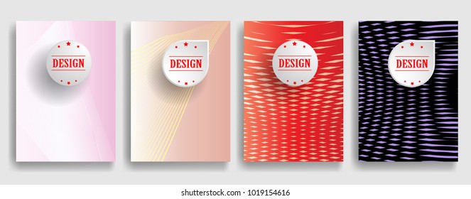 Abstract Geometric Stripe Pattern. Linear backdrop . Colorful background . Poster, brochure geometric design .
 Vector.