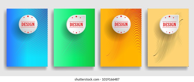 Abstract Geometric Stripe Pattern. Linear backdrop . Colorful background . Poster, brochure geometric design .
 Vector.