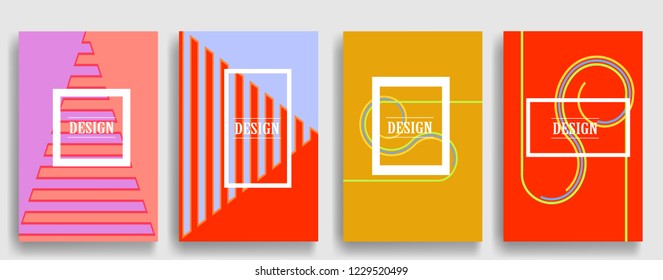 Abstract Geometric Stripe Pattern. Linear backdrop . Colorful background . Poster, brochure geometric design .
 Vector.