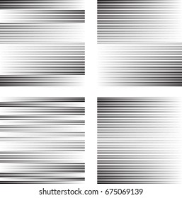 Abstract Geometric Stripe Pattern. Linear backgrounds in black color. Vector.