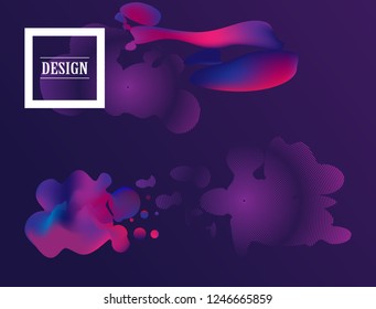 Abstract Geometric Stripe Pattern with liquid shapes . Linear backdrop . trendy Colorful background . Poster, brochure geometric design .
 Vector.