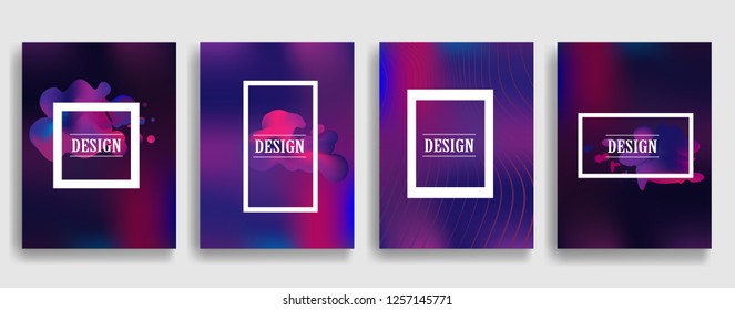 Abstract Geometric Stripe Pattern with liquid shapes . Linear backdrop . trendy Colorful background . Poster, brochure geometric design .
 Vector.