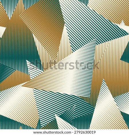 Abstract Geometric Stripe Seamless Pattern Background