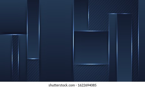 Resumen del fondo geométrico a rayas con efectos de luz.