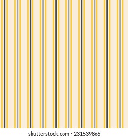 Abstract geometric striped pattern, seamless vector background in yellow colors.