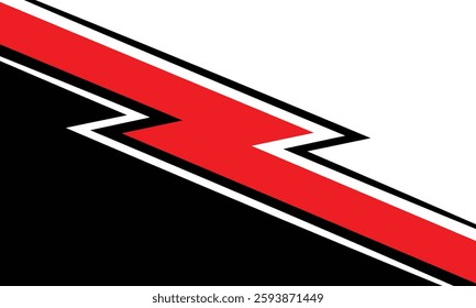 Abstract geometric stripes racing background for car wrap decal