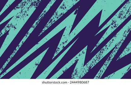 Abstract geometric stripes textured background. Racing style jersey fabric design