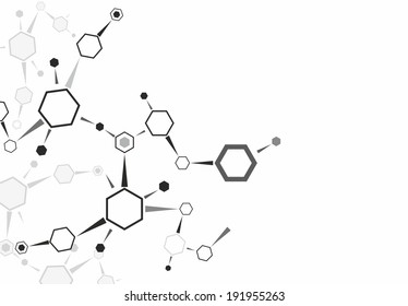 Abstract geometric structure.