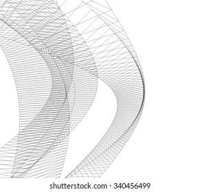 Abstract geometric structure. Design background