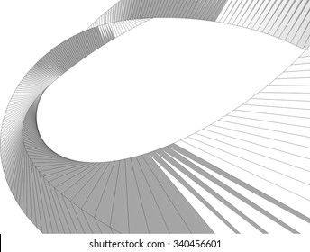 Abstract geometric structure. Design background