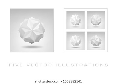 Abstract geometric structure. Graphic concept for your design