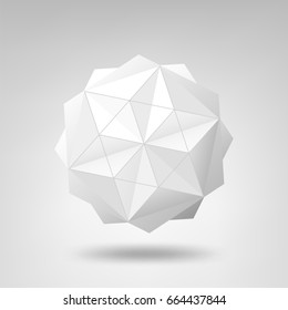 Abstract geometric structure. Graphic concept for your design