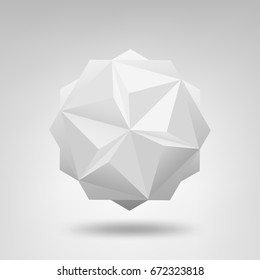 Abstract geometric structure. Graphic concept for your design