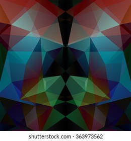 Abstract geometric style  dark? background.  Dark business background  Vector illustration