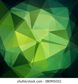 Abstract geometric style green? background.  Green business background  Vector illustration