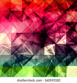 abstract geometric style background with vibrant colors