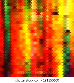 Abstract geometric style background with vibrant color tones