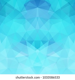 Abstract geometric style blue background. Vector illustration