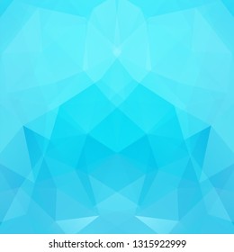 Abstract geometric style blue background. Vector illustration