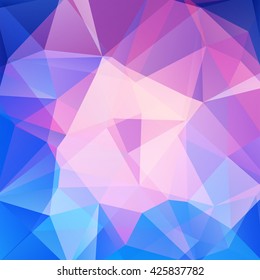 Abstract geometric style blue background.  Colorful business background  Vector illustration