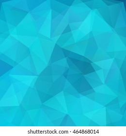 Abstract geometric style blue background. Vector illustration