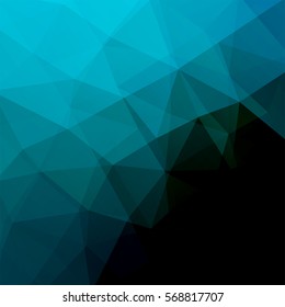 Abstract geometric style blue background.  Vector illustration
