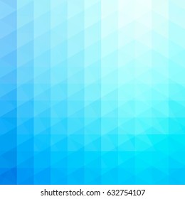 Abstract geometric style blue background. Vector illustration
