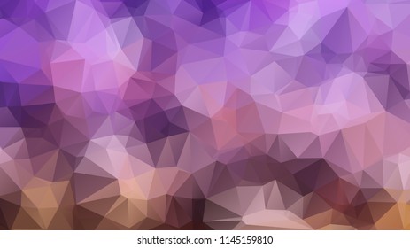 Abstract geometric style brown background. Autumn-colored business background Vector illustration. Red, brown, purple colors. Simple polygon background