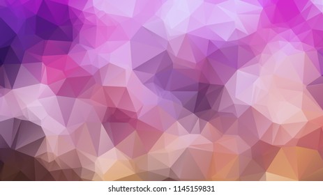 Abstract geometric style brown background. Autumn-colored business background Vector illustration. Red, brown, purple colors. Simple polygon background