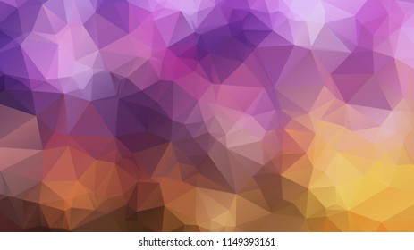 Abstract geometric style brown background. Autumn-colored business background Vector illustration. Red, brown, purple colors. Simple polygon background