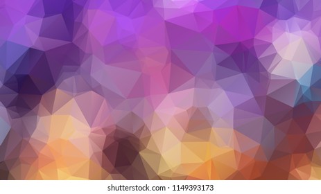 Abstract geometric style brown background. Autumn-colored business background Vector illustration. Red, brown, purple colors. Simple polygon background